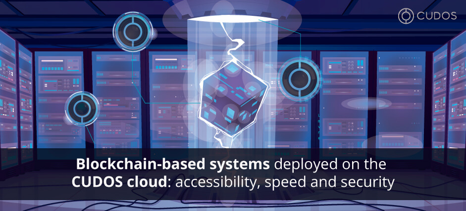 Blockchain-based systems deployed on the CUDOS cloud: accessibility, speed and security